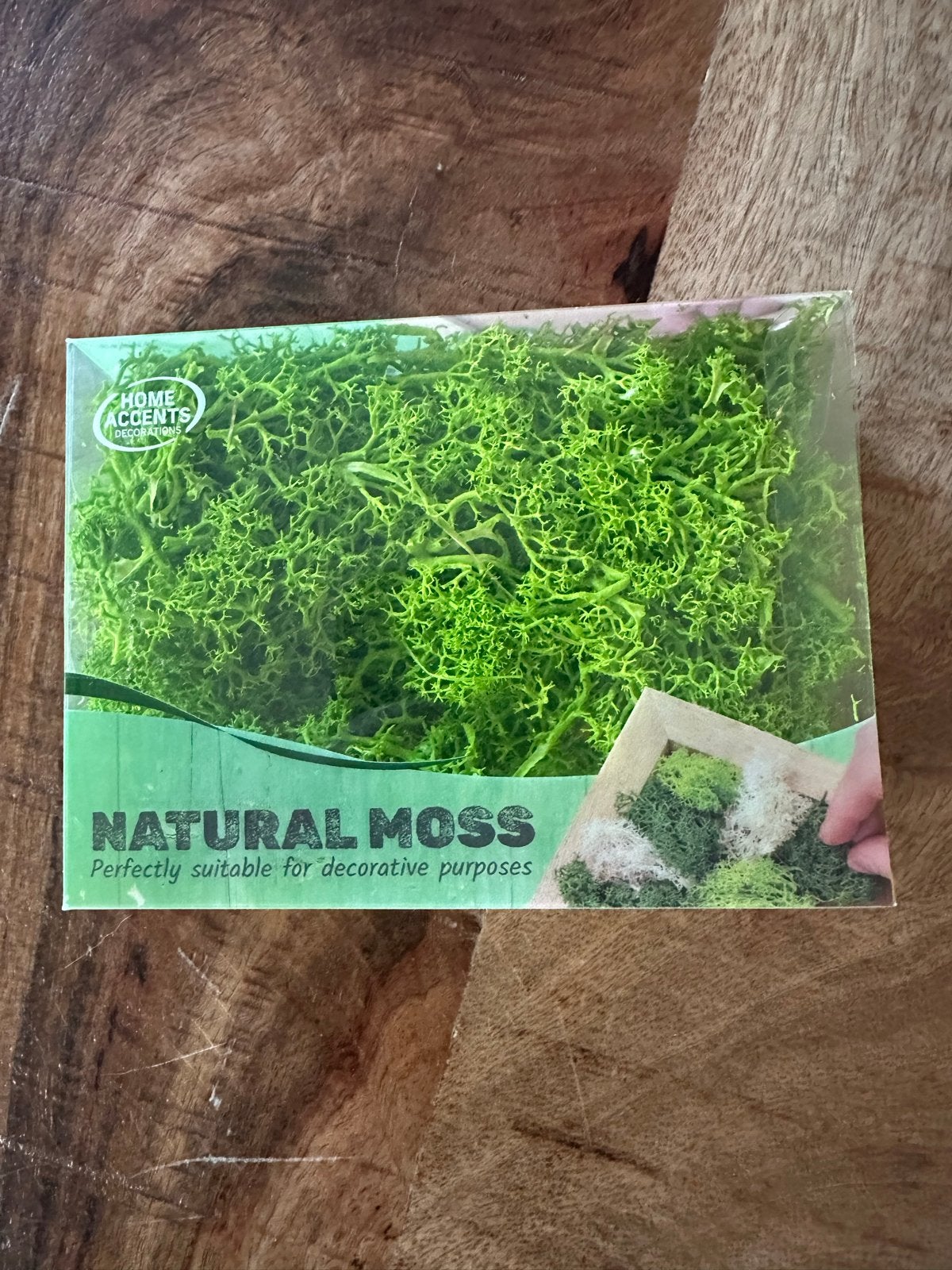 Decoratief mos - Natuurlijk groen mos voor decoratie, Ophalen of Verzenden, Nieuw, Groen, Natuurlijk materiaal