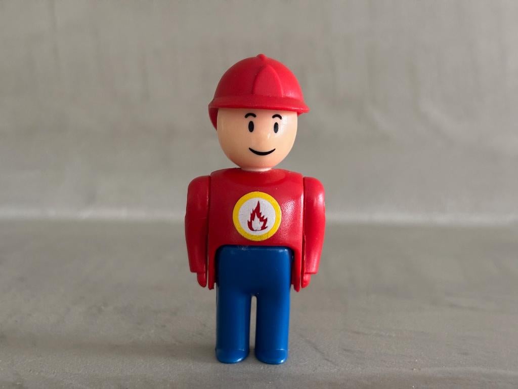 Vintage Meccano Brandweerman 1996 6 cm, Ophalen of Verzenden, Gebruikt