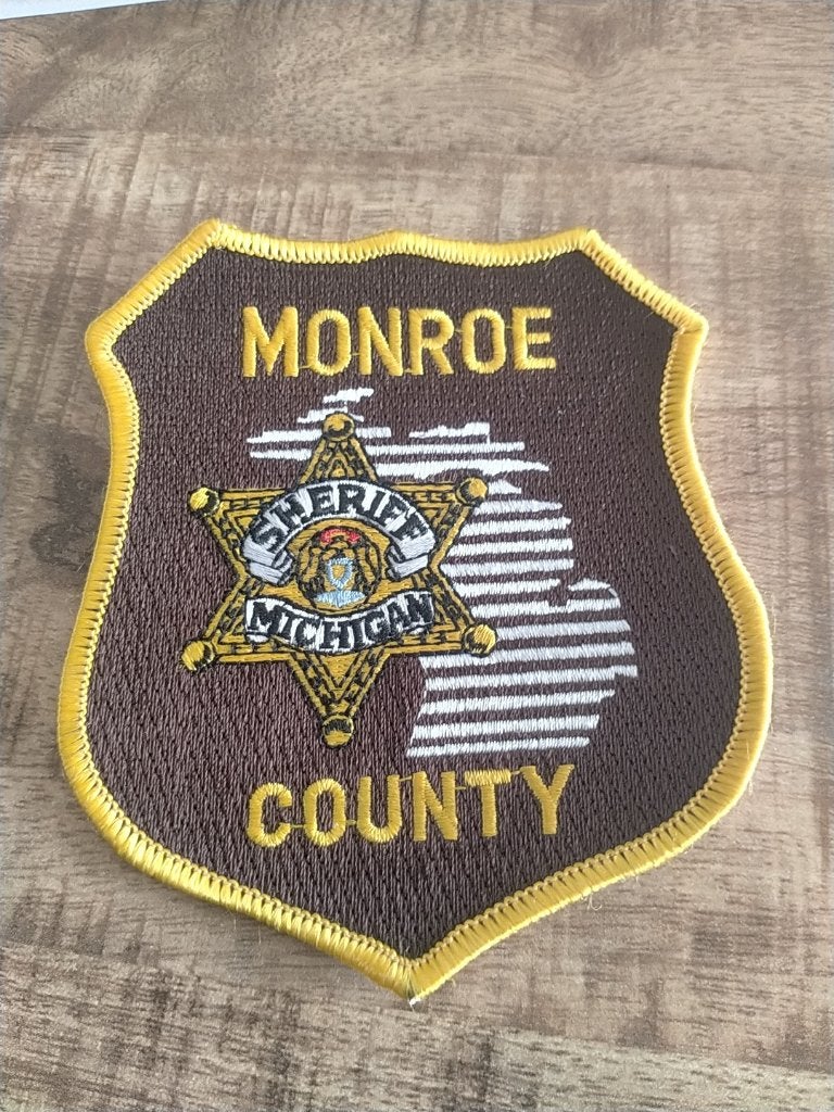 USA , Michigan , Monroe County Sheriff , Patch, Verzenden, Overige soorten, Amerika, Embleem of Badge