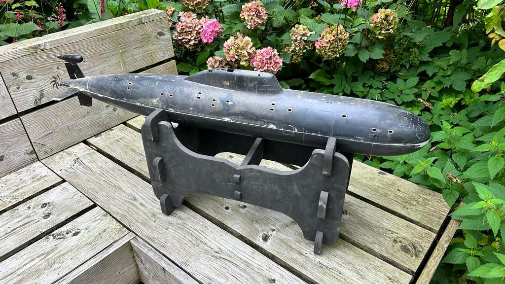 Akula RC onderzeeër, Hobby en Vrije tijd, Modelbouw | Boten en Schepen, Zo goed als nieuw, Ophalen