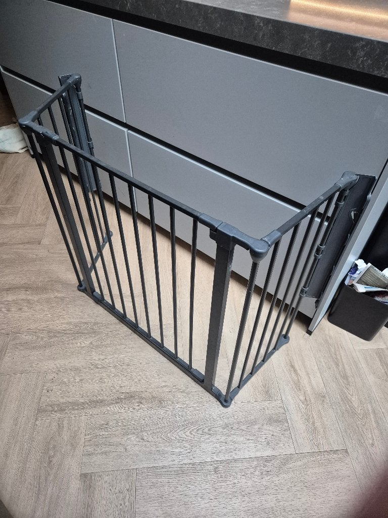 Traphek zwart, Ophalen, Gebruikt, Metaal of IJzer, 115 cm of meer