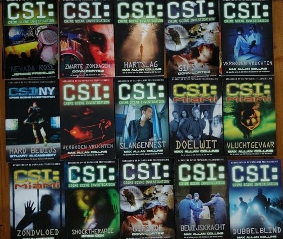 13x CSI - van de populaire tv-serie Cold Case, Boeken, Ophalen of Verzenden, Gelezen, Diverse auteurs