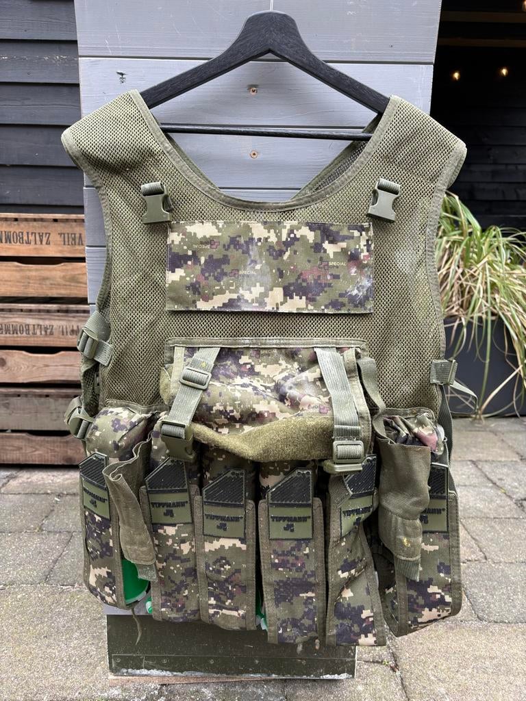 Tippmann Paintball Vest - Bescherming & Opbergruimte, Ophalen of Verzenden, Gebruikt