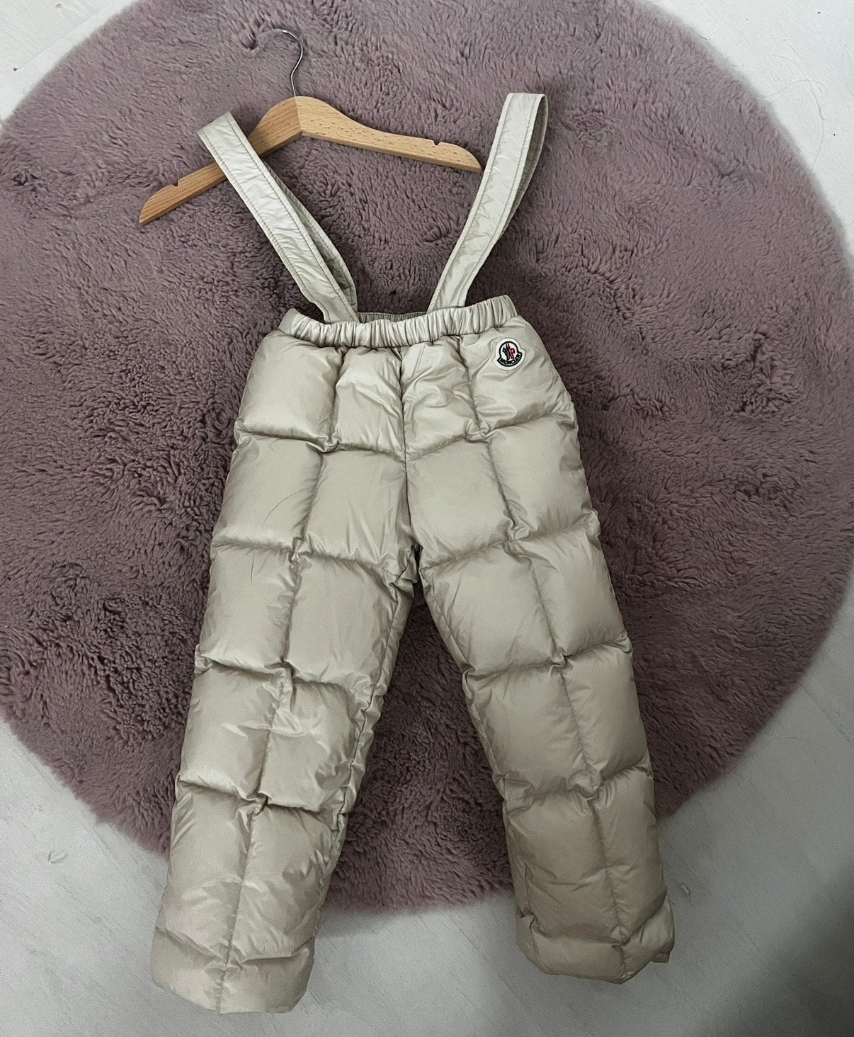 Moncler dons skipak voor kinderen - Beige, Verzenden, Zo goed als nieuw, Jongen of Meisje