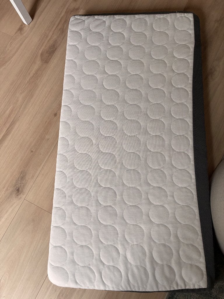 Ledikant matras/ Cot matras IKEA HIMLAVALV, Ophalen, Zo goed als nieuw, Minder dan 140 cm, Matras