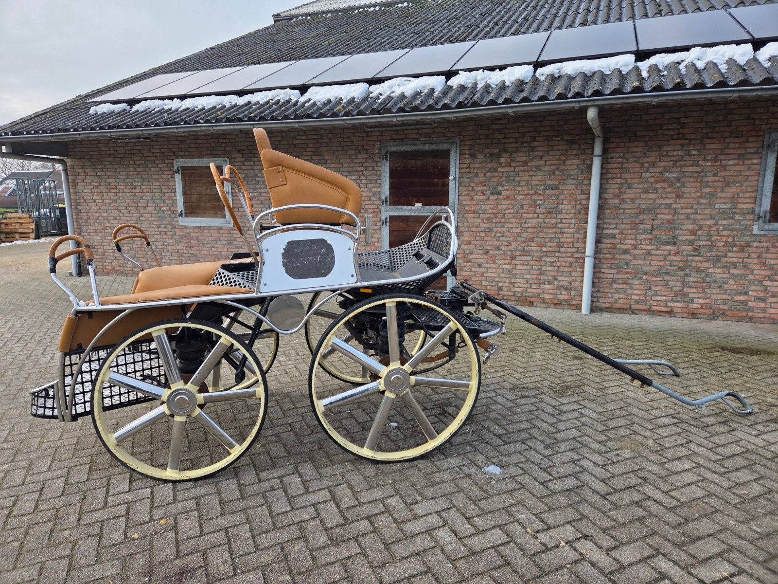Prachtige De Lemerij menwagen/marathonwagen te koop!, Dieren en Toebehoren, Rijtuigen en Koetsen, Paard