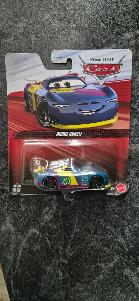 Disney Pixar Cars Richie Gunzit, Kinderen en Baby's, Speelgoed | Speelgoedvoertuigen, Ophalen of Verzenden, Nieuw