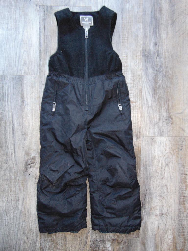 Skibroek zwart salopette maat 98, Broek, White Sierra, Ophalen of Verzenden, Zo goed als nieuw