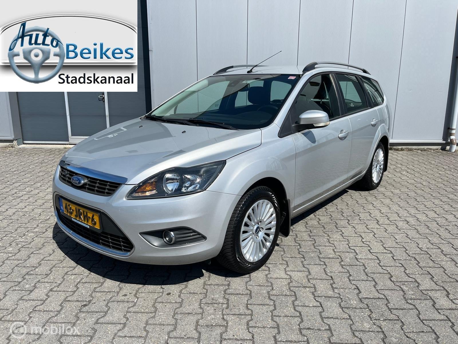 Ford Focus Wagon 1.8 Limited Flexi Fuel, Auto's, Ford, Parkeersensor, Gebruikt, Zwart, 4 cilinders