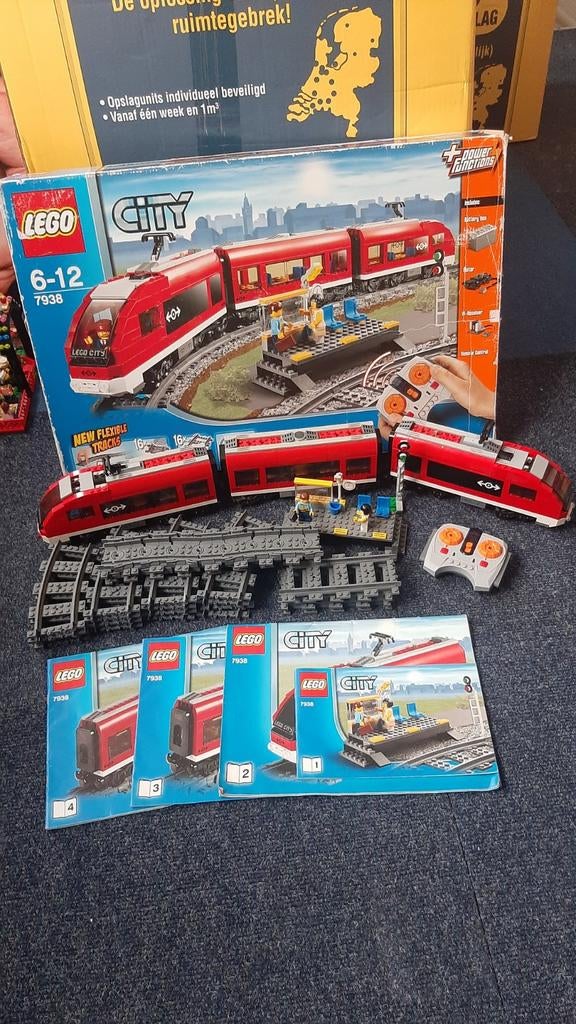 Lego city trein 7938, Ophalen, Zo goed als nieuw