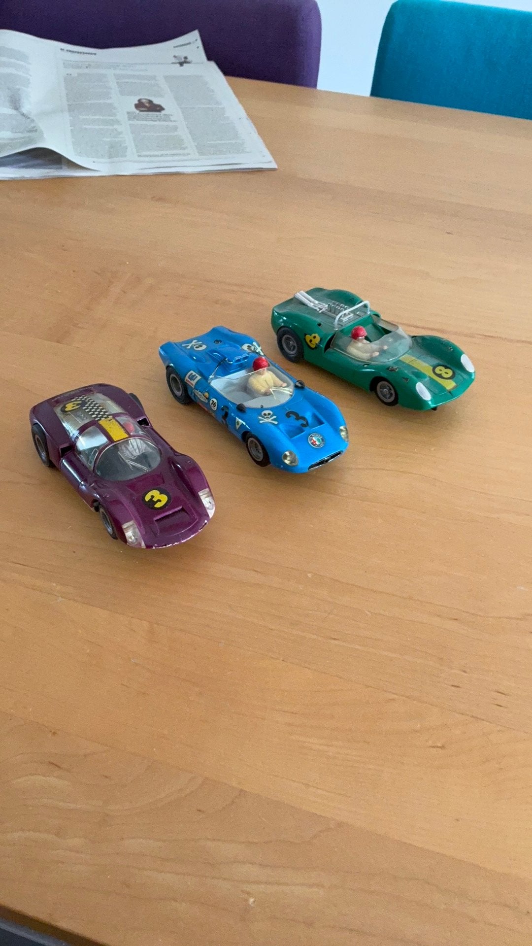 Fleischmann Auto Rallye 3 auto’s, Ophalen of Verzenden, Gebruikt