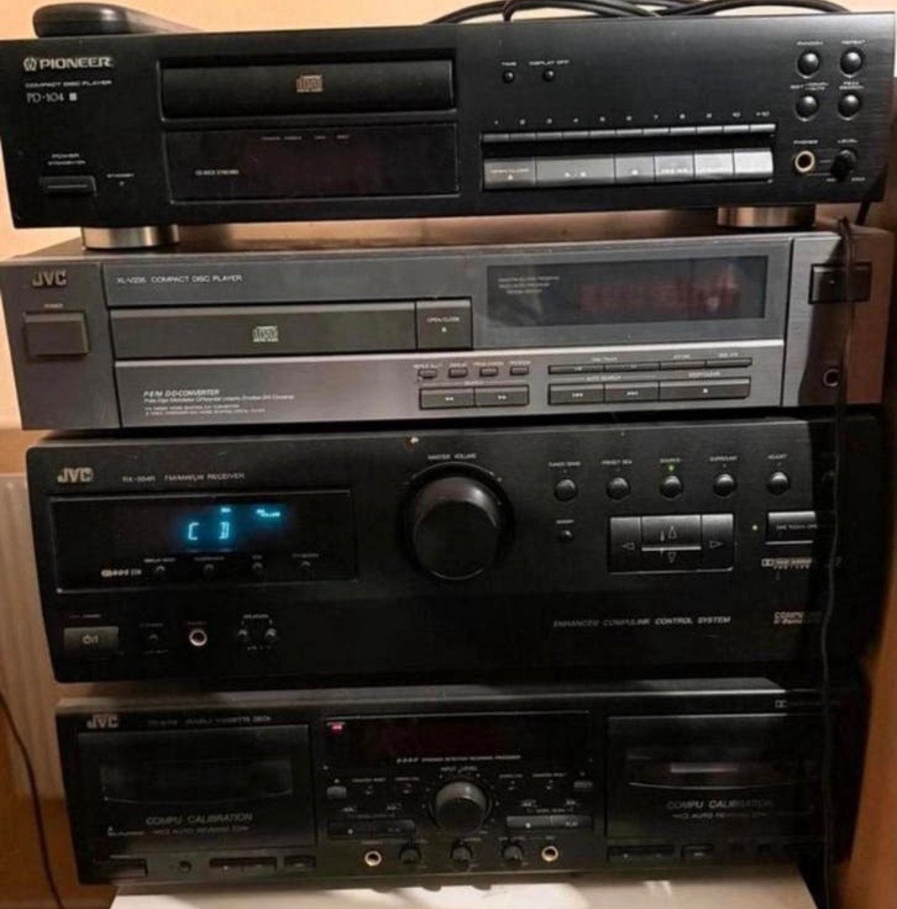 Zeer goede hifi installatie zeer uitgebreid pioneer, jvc, Ophalen, JVC