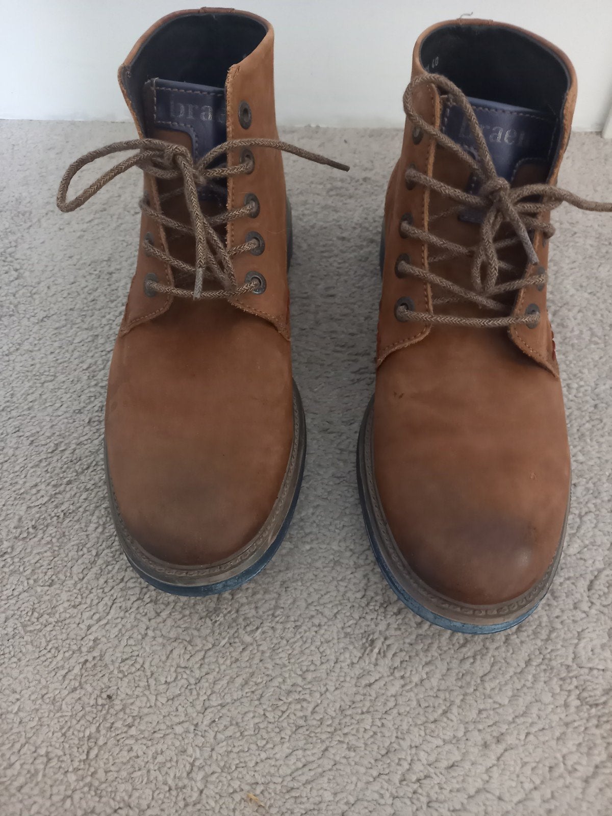 Suède heren schoenen maat 40, Ophalen of Verzenden, Gedragen, Bruin