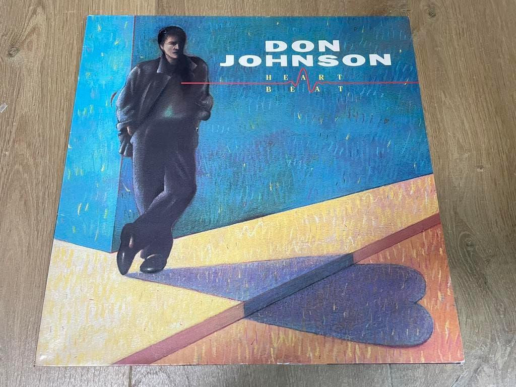Don Johnson - Heartbeat, Originele persing, 1980 - 1989, Ophalen of Verzenden, Zo goed als nieuw