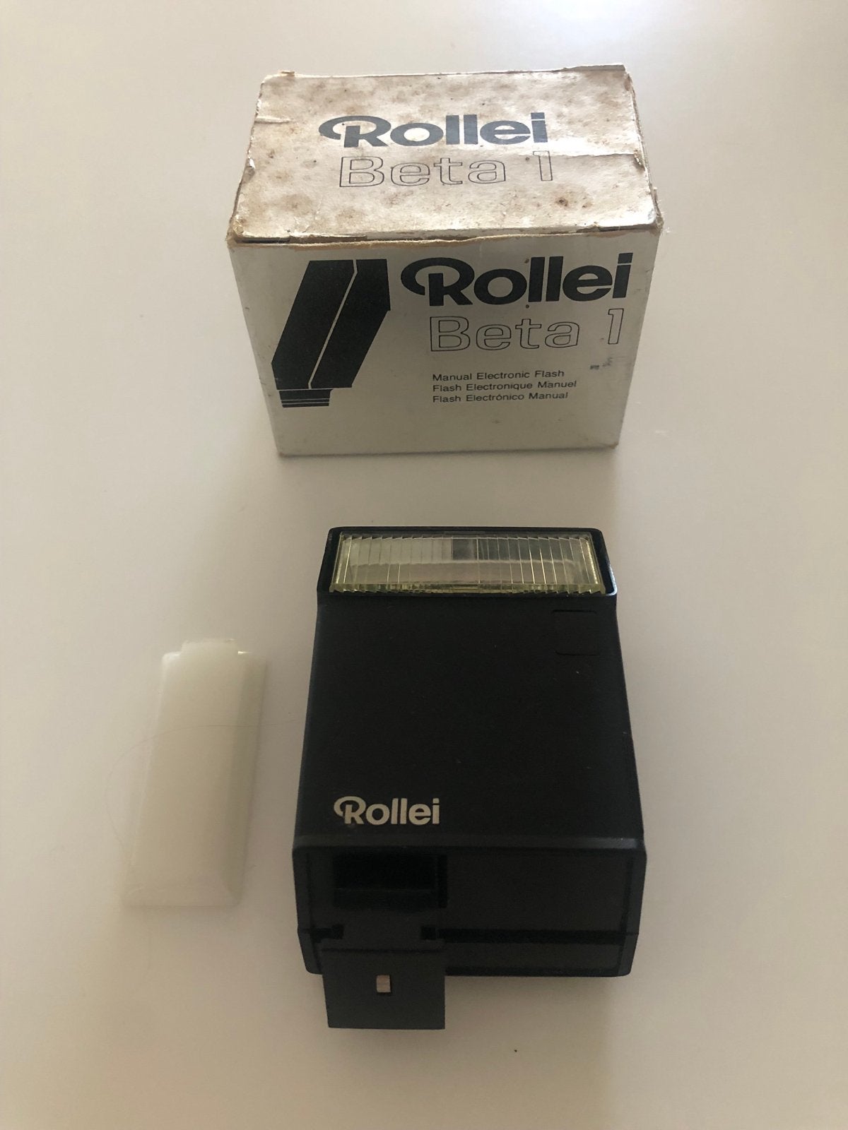 Vintage Rollei Beta 1 Flitser - Zo goed als nieuw met OVP, Overige merken, Externe flitser, Ophalen of Verzenden, Zo goed als nieuw