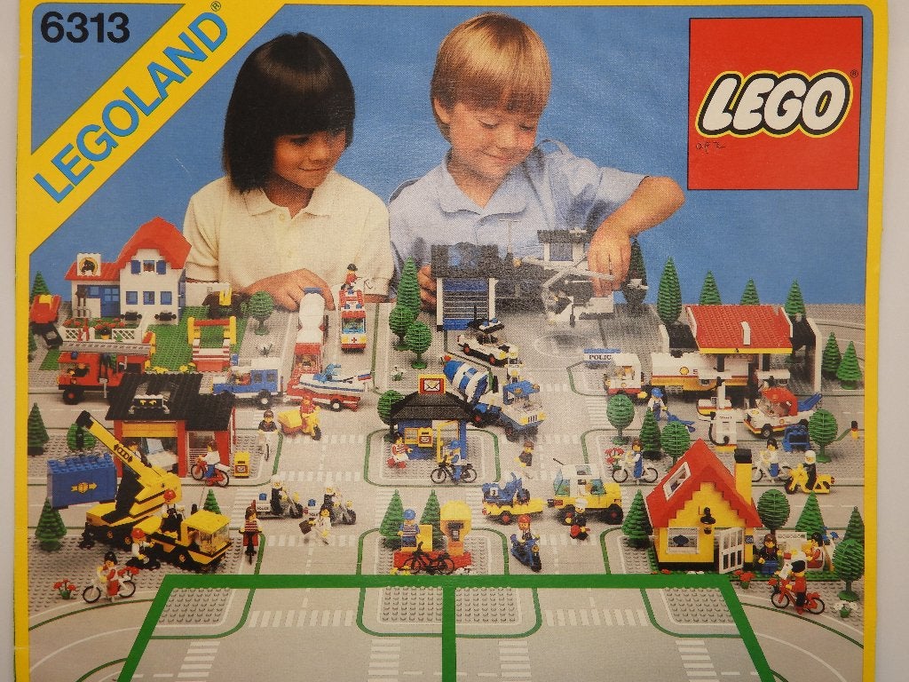 Lego 6313 Vintage Cross-Road Plates, Gebruikt, Compleet, Overige thema's, Lego