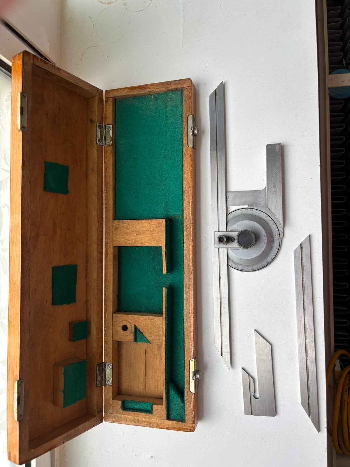 Hoekmeter analoog, Ophalen of Verzenden, Gebruikt