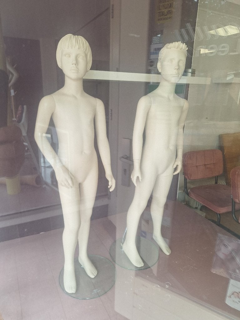 Paspop jongen&meisje, Ophalen, Gebruikt