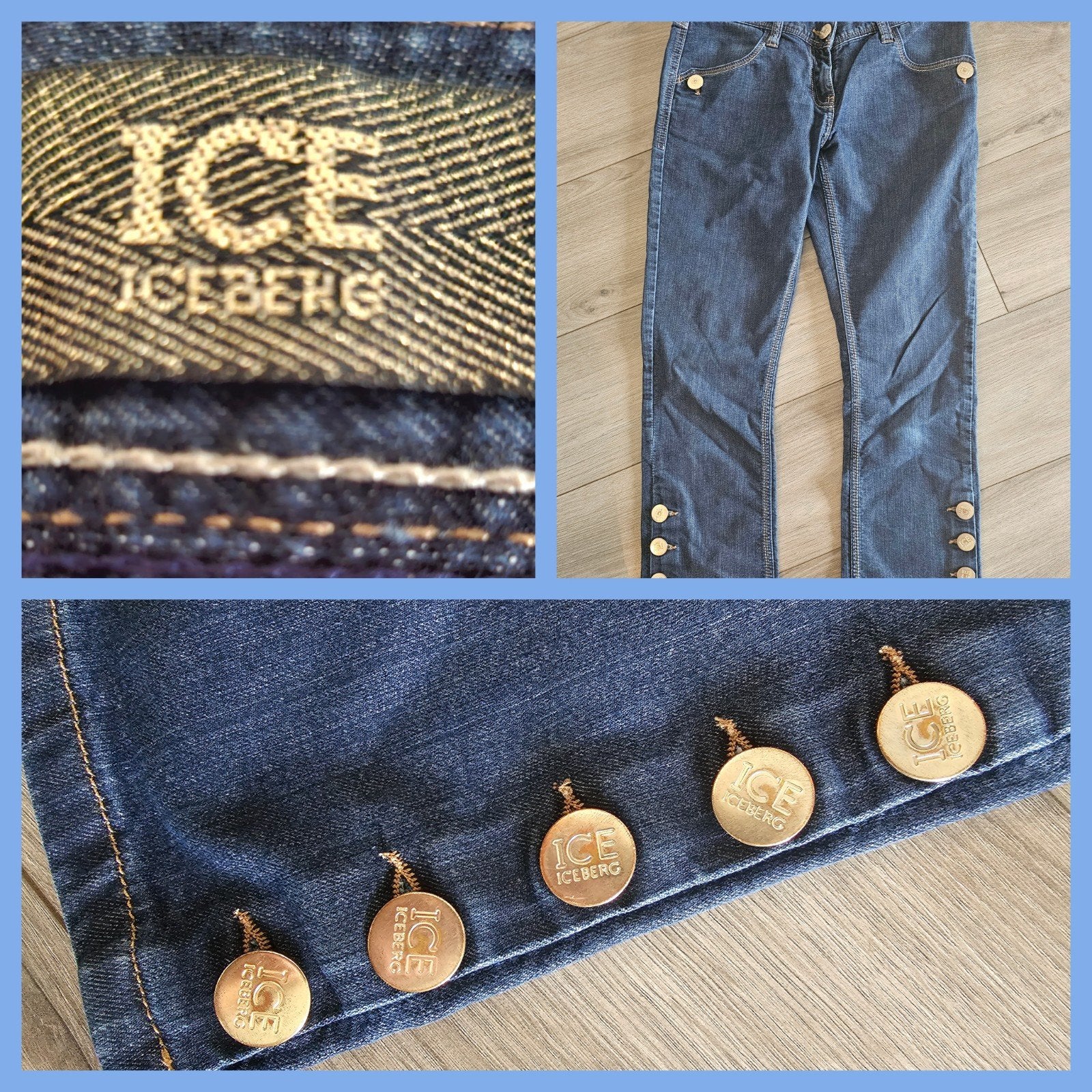 Iceberg jeans mt 36 in zeer goede staat., Ophalen of Verzenden, Zo goed als nieuw, Blauw, W28 - W29 (confectie 36)