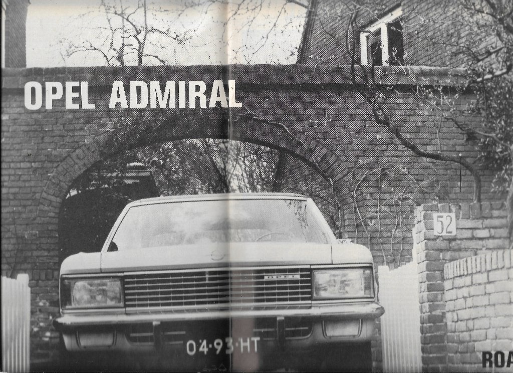 Roadtest Opel ADMIRAL, Autovisie 1969., Opel, General Motors., Nieuw, Ophalen of Verzenden