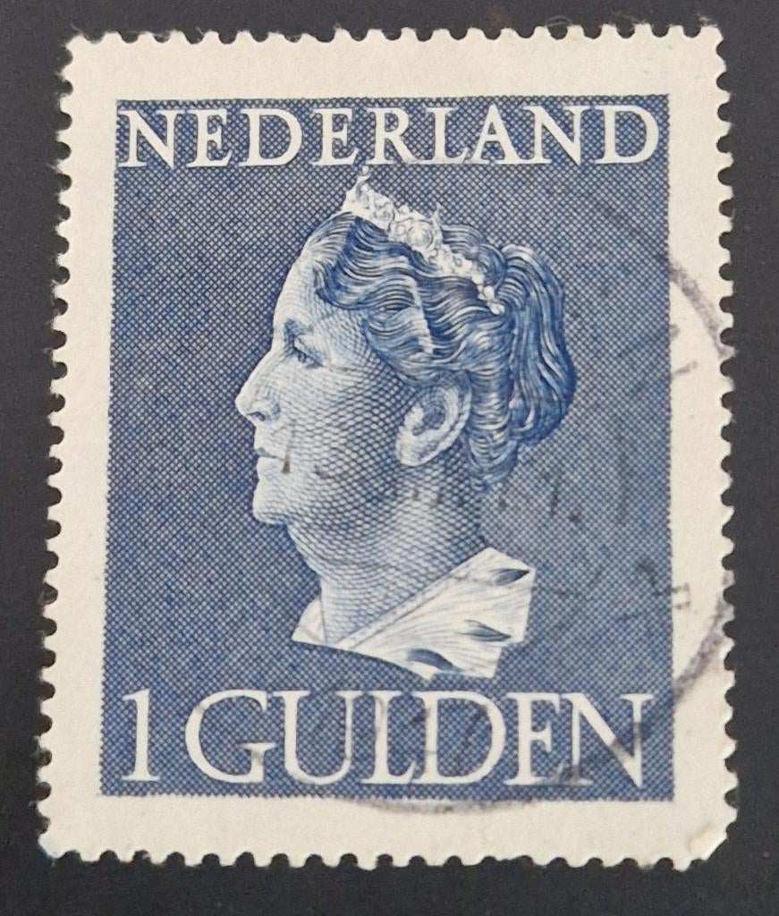 Nederland 1946 - NVPH 346 - Koningin Wilhelmina - ab1, Postzegels en Munten, Postzegels | Nederland, Verzenden, Na 1940, Gestempeld