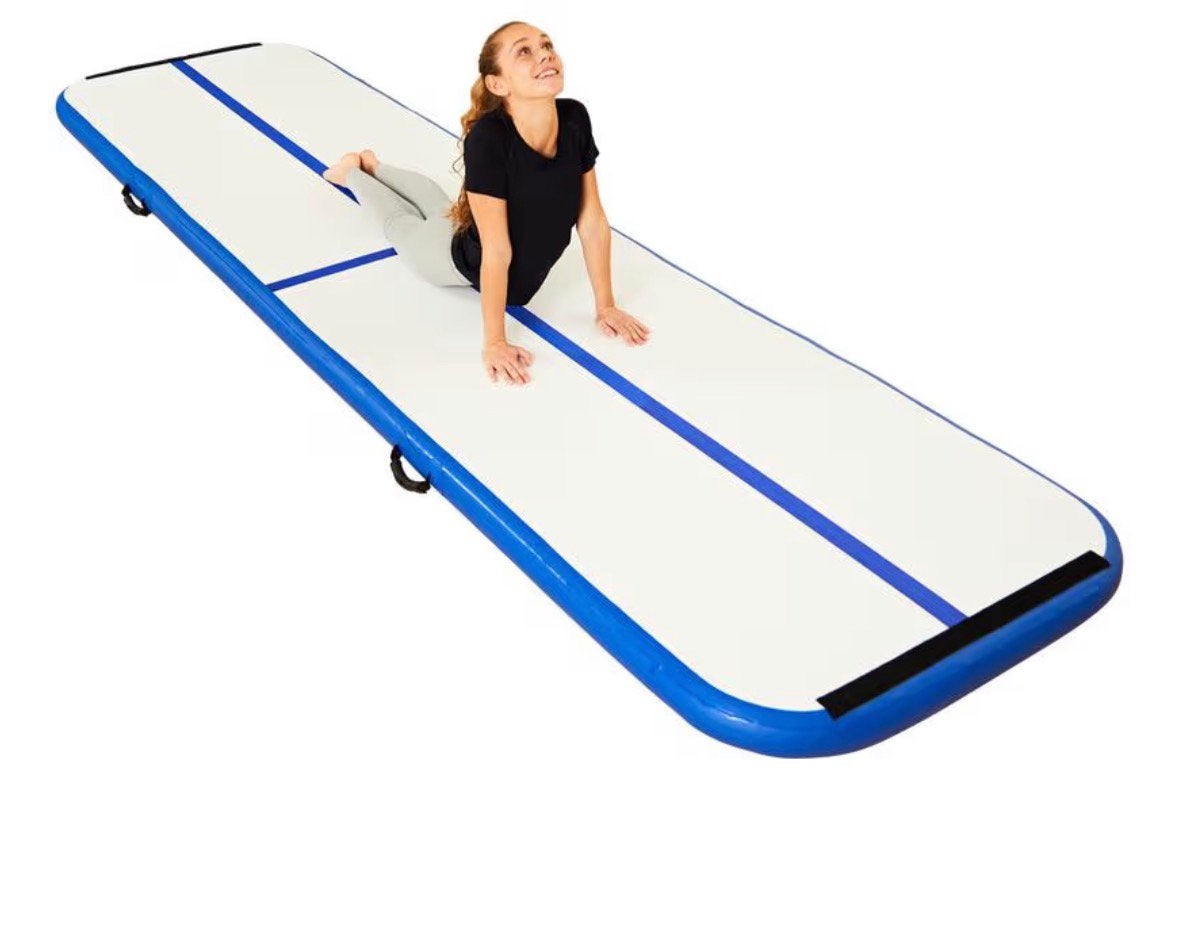 Airtrack/ Turnmat 4 meter, Sport en Fitness, Turnen, Maat 36 t/m 42, Ophalen, Zo goed als nieuw, Materiaal