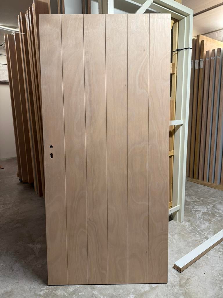 Poort multiplex hout massief aluplex, direct af te halen., Doe-het-zelf en Verbouw, Deuren en Horren, Nieuw, Buitendeur, 200 tot 215 cm