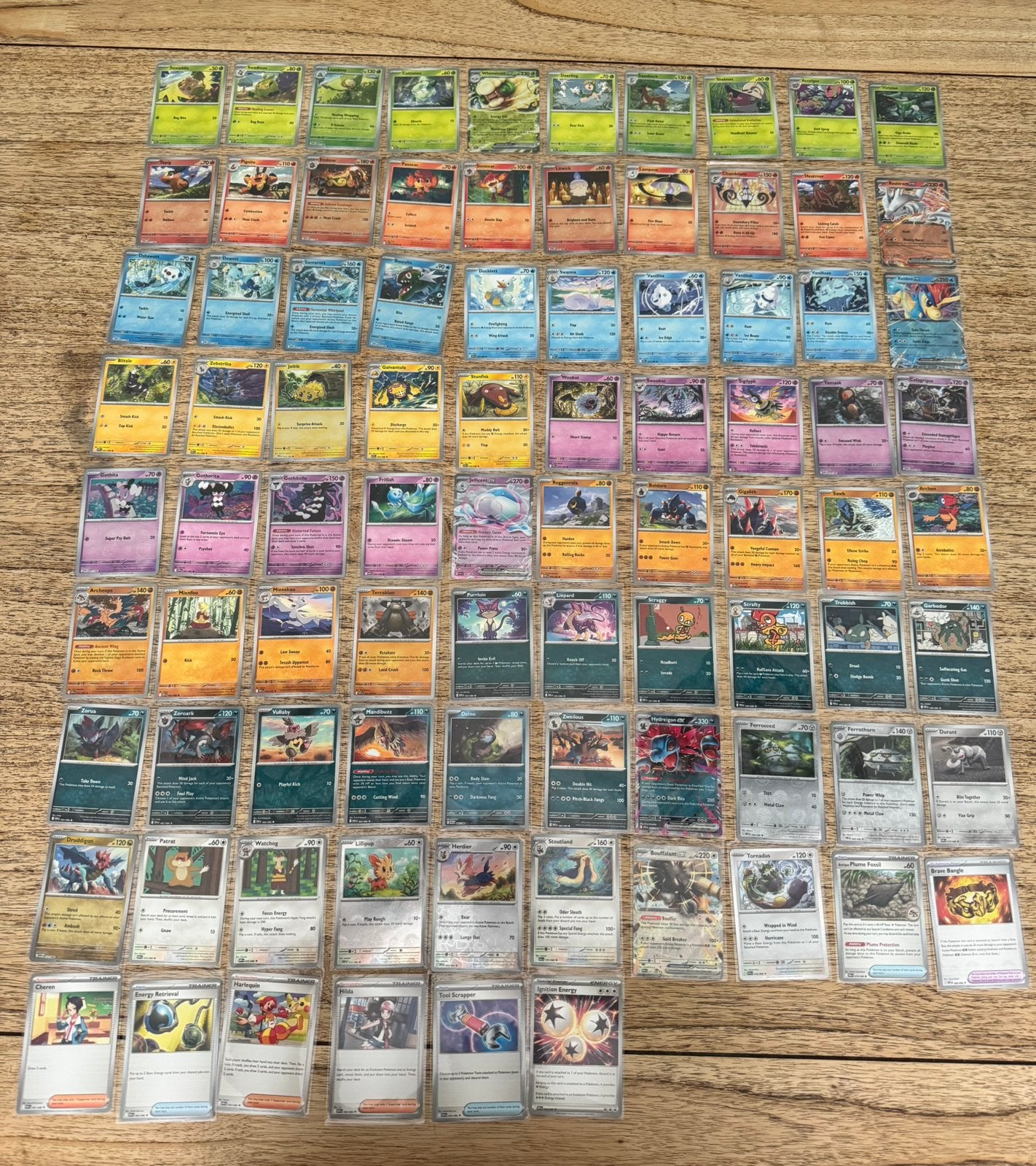 Pokemon TCH White Flare base set, Ophalen of Verzenden, Zo goed als nieuw, Meerdere kaarten
