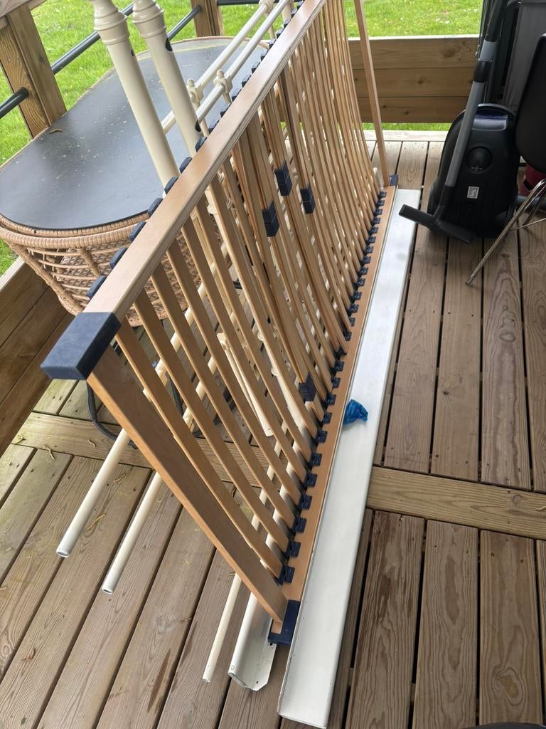 Leuk 1 persoon bed, evt met net matras, Ophalen, Gebruikt, 90 cm, Eenpersoons