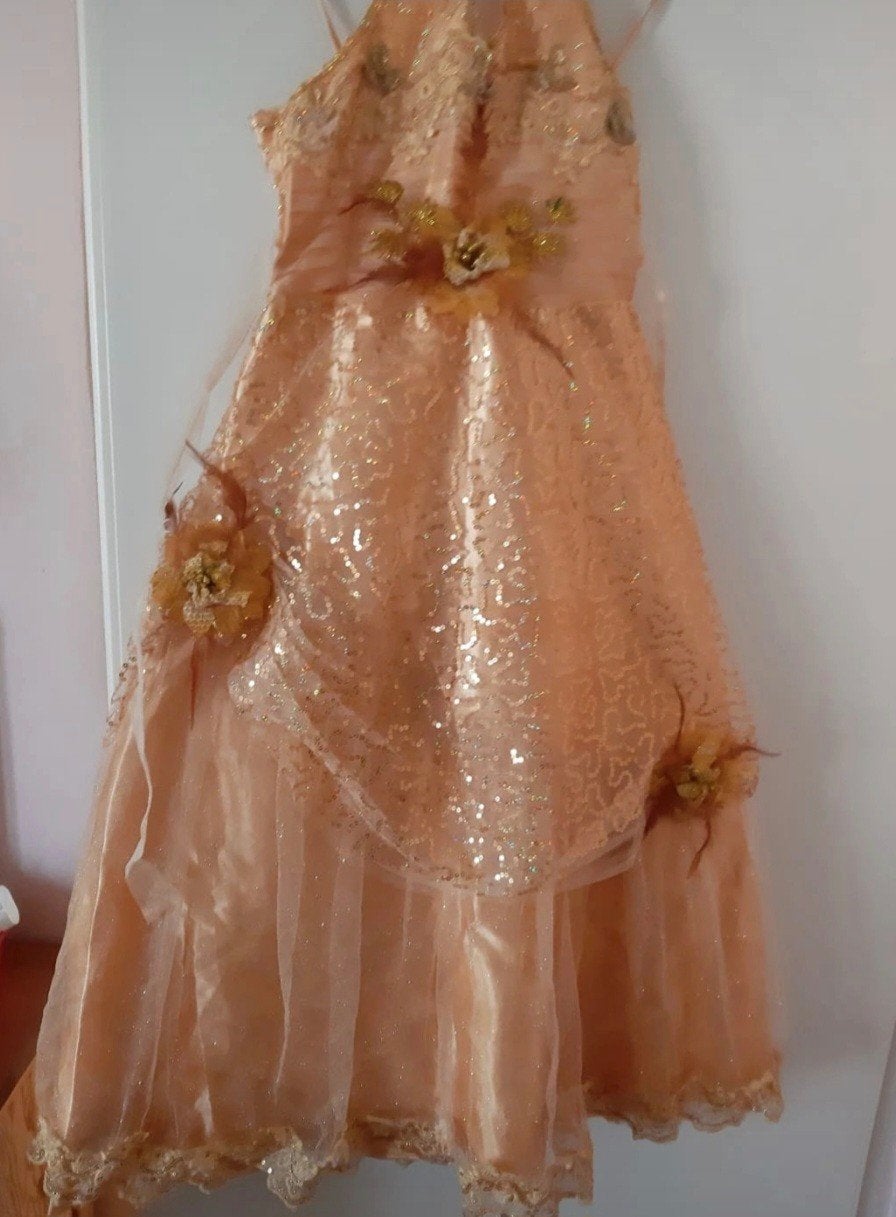 Feestjurk / Verkleedjurk met hoepel voor meisjes (5-8 jaar), Ophalen of Verzenden, Zo goed als nieuw, Onbekend, Meisje