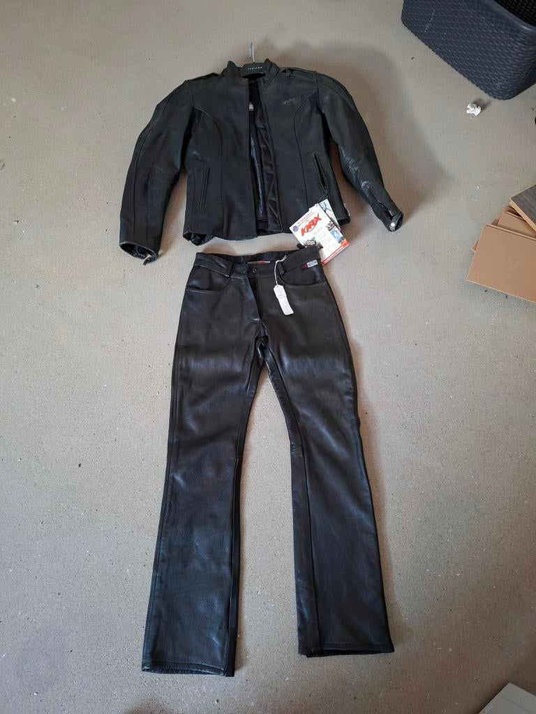 Leren dames motorjas + broek, Motoren, Kleding | Motorkleding, Combipak, Ophalen