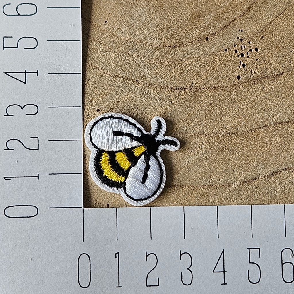 Strijk embleem applicatie Patch Bij, D, Nieuw, Ophalen of Verzenden, D