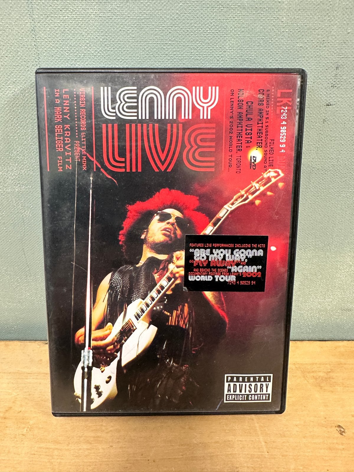 Lenny Kravitz - Live DVD (2002 World Tour), Vanaf 16 jaar, Engels, Ophalen of Verzenden, Concert
