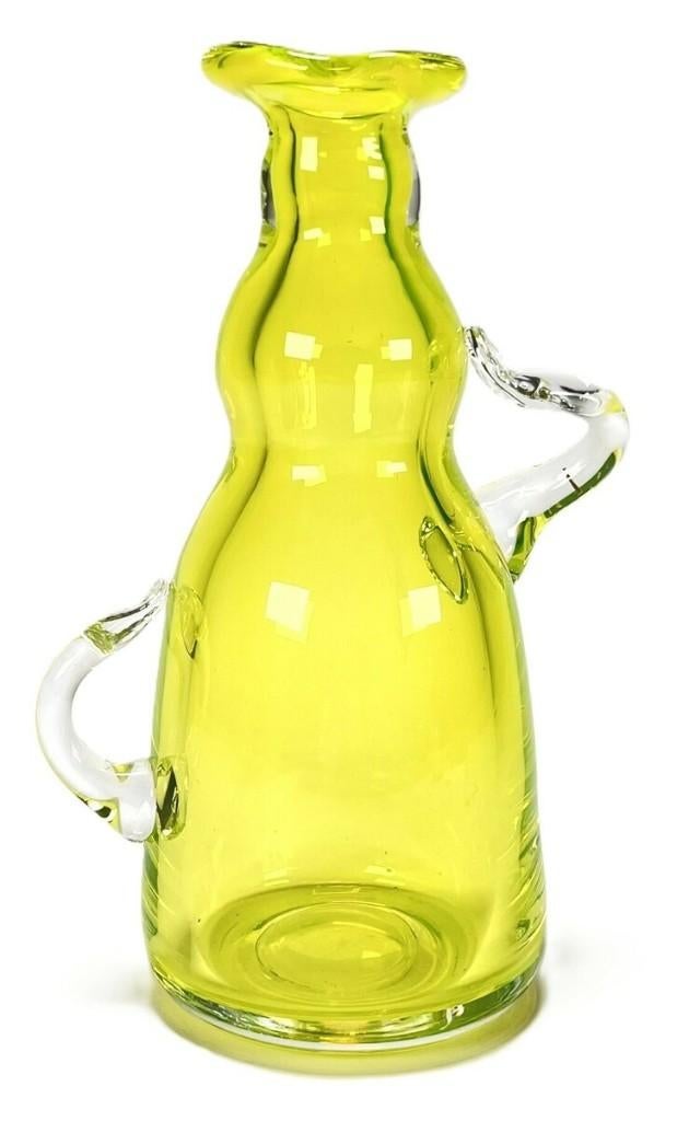 1003. Glazen kunstobject, Bernard Heesen & Yvon Trossèl, Antiek en Kunst, Antiek | Glas en Kristal, Ophalen of Verzenden