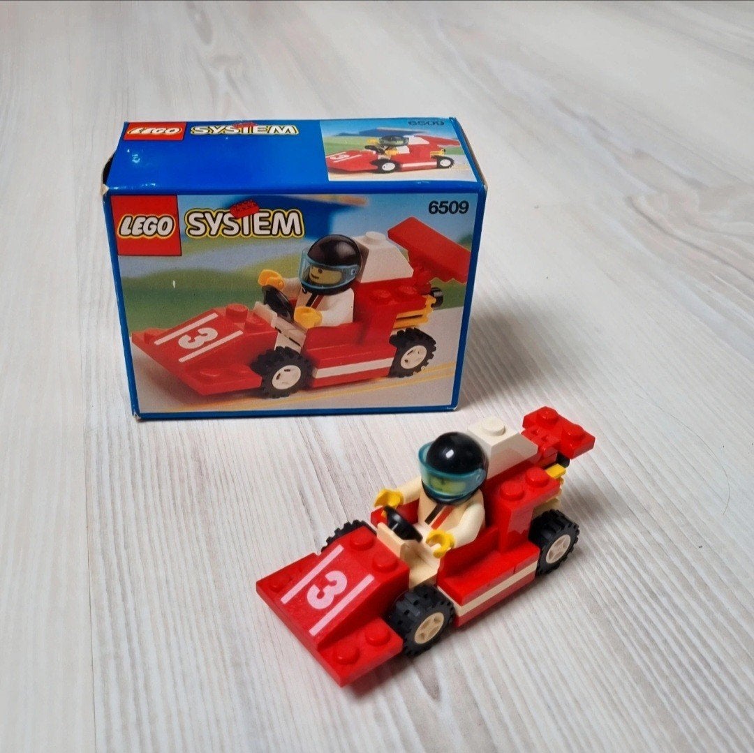 Lego system race auto red devil racer 6509, Ophalen of Verzenden