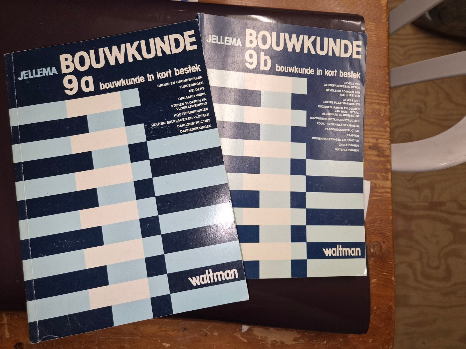 Jellema Bouwkunde 9a (4e druk) en 9b (6e druk), Boeken, Gelezen, Jellema, Beta, HBO