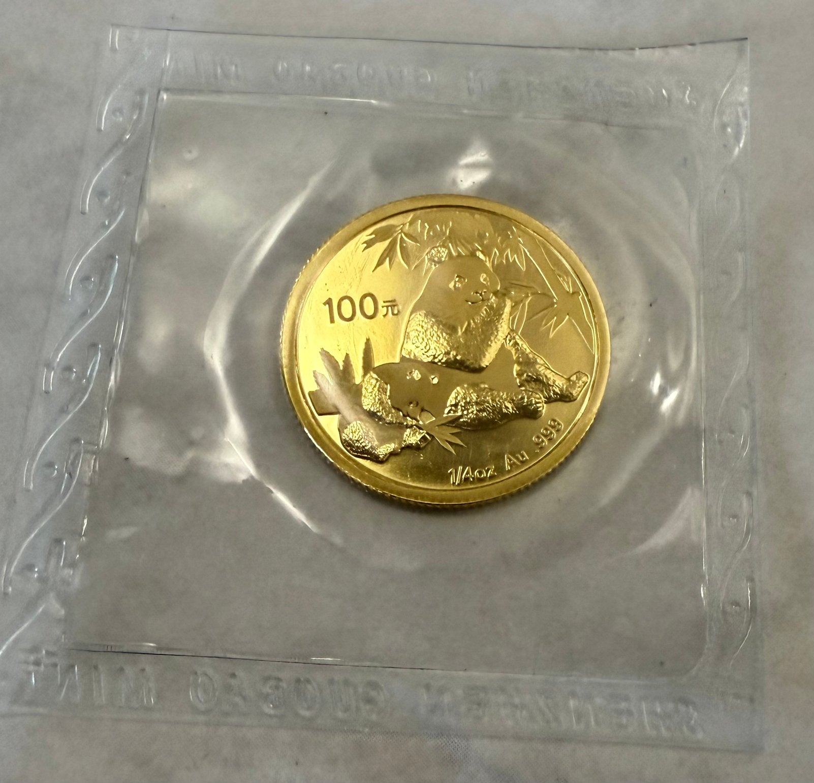 1/4oz 2007 Goud Panda - China / Originele Seal 9999 goud, Ophalen of Verzenden, Oost-Azië, Goud