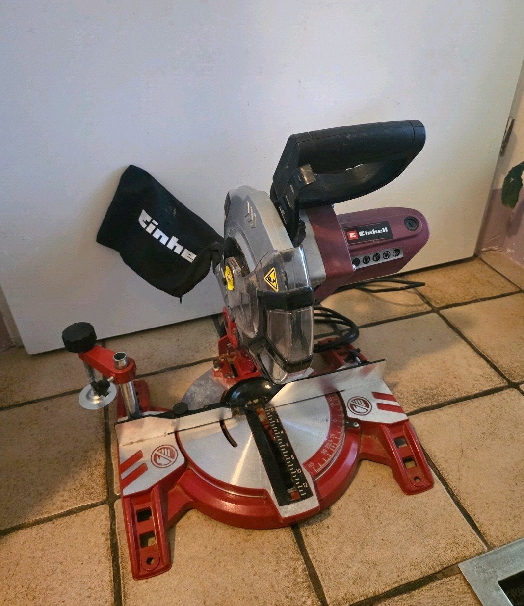 Einhell verstekzaag / afkortzaag - Zeer goede staat, Ophalen, Zo goed als nieuw, Afkortzaag, 30 tot 70 mm