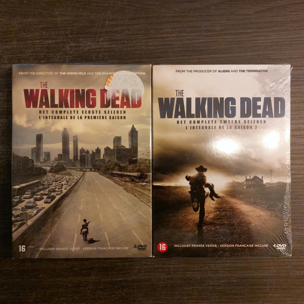 The Walking Dead seizoen 1 en 2, Cd's en Dvd's, Dvd's | Tv en Series, Horror, Vanaf 16 jaar, Boxset, Ophalen of Verzenden