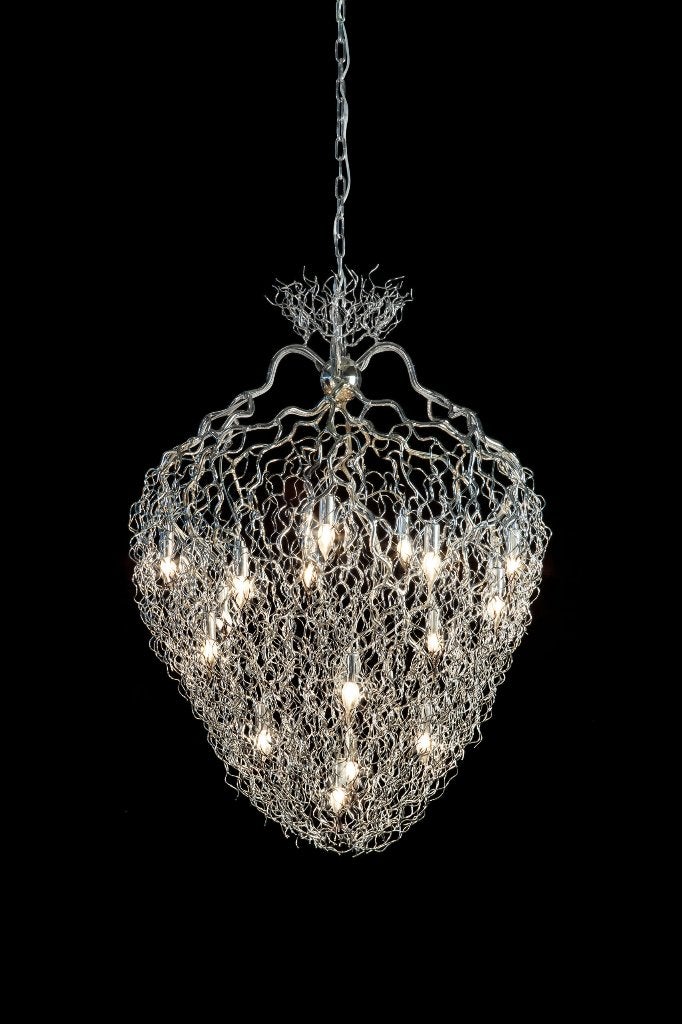 Brand van Egmond hanglamp Chandelier, Ophalen, Modern, Sculpturaal, Industrieel, Gebruikt, E14 (klein)