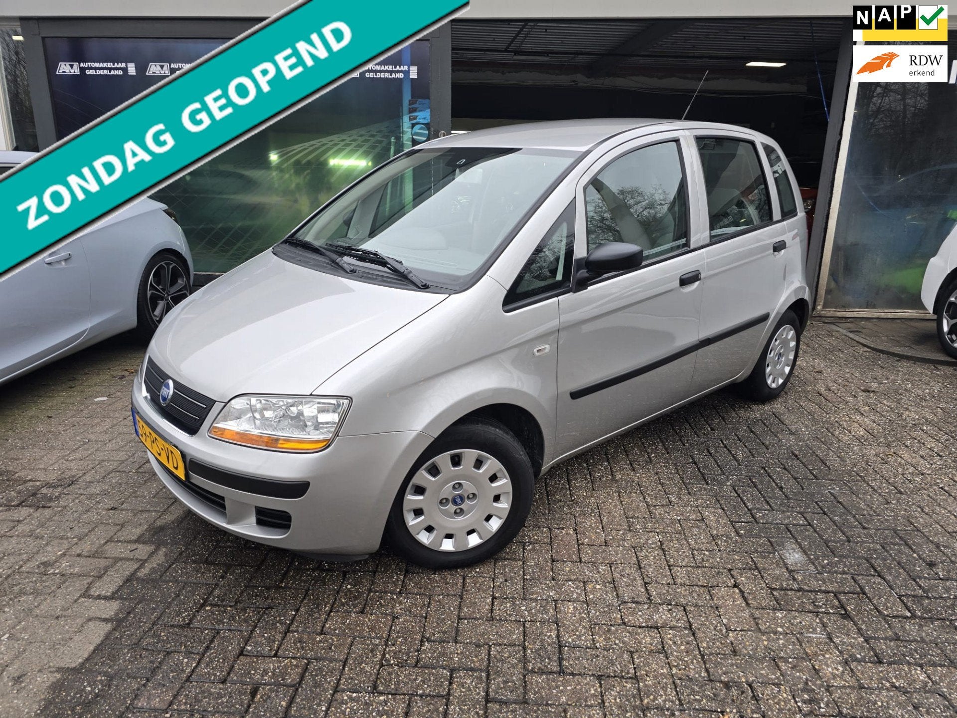 Fiat Idea 1.4-16V Dynamic | AUTOMAAT | AIRCO | NIEUWE APK |, Voorwielaandrijving, Stof, Gebruikt, Idea