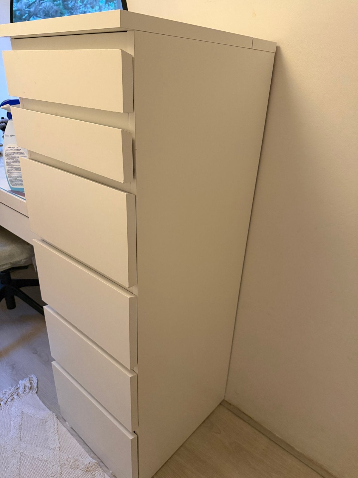 Ikea ladekast met spiegel