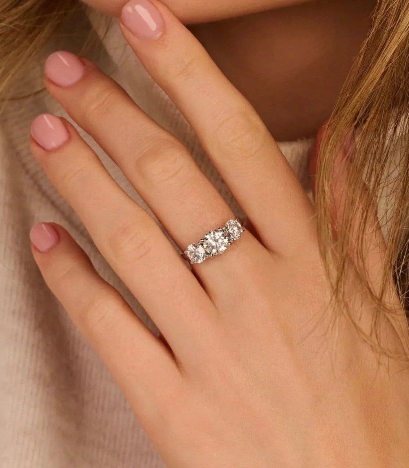 14K gouden ring met diamant 2.05ct met certificaat- 17,25mm, Nieuw, Ophalen of Verzenden, 17 tot 18, Met edelsteen