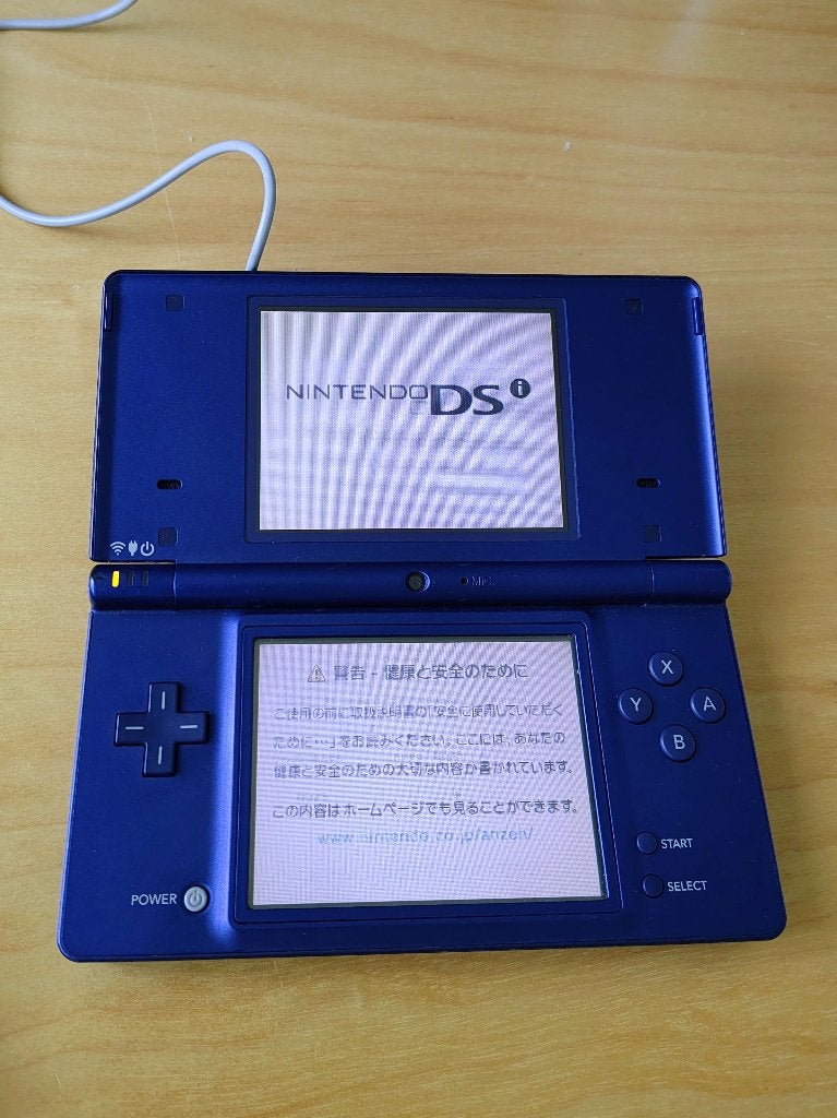 Japanse DSI (reparatie nodig), Spelcomputers en Games, Verzenden, Gebruikt, Blauw, Dsi