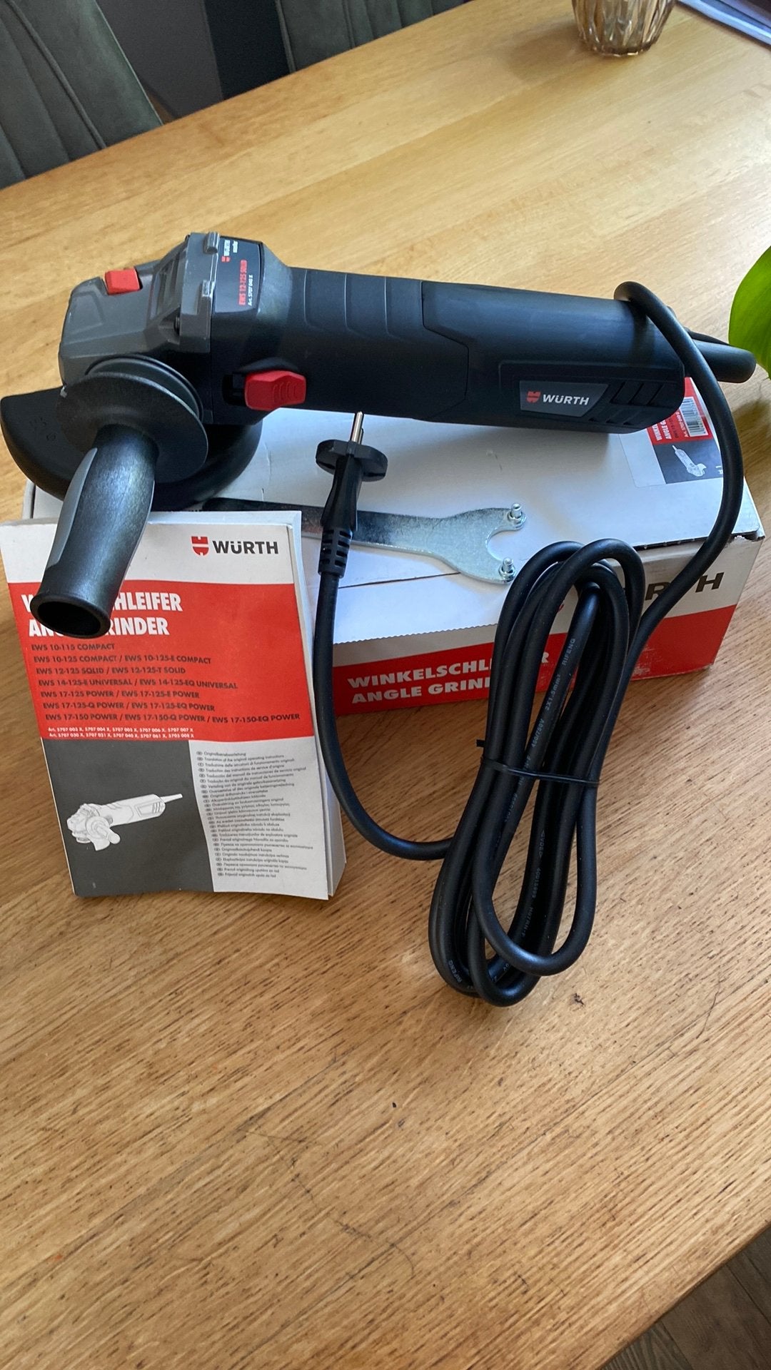 Wurth haakse slijper 12-125 Solid nieuw., Doe-het-zelf en Verbouw, Ophalen of Verzenden, Nieuw, 1000 watt of meer, Haakse handslijpmachine