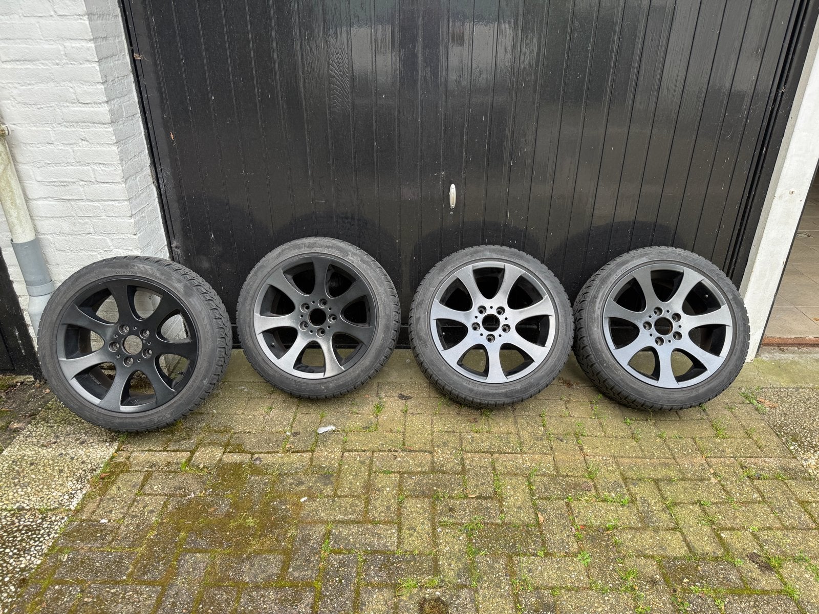 BMW Styling 162 velgen met Bridgestone winterbanden, Auto-onderdelen, Ophalen, Gebruikt, Banden en Velgen, 17 inch
