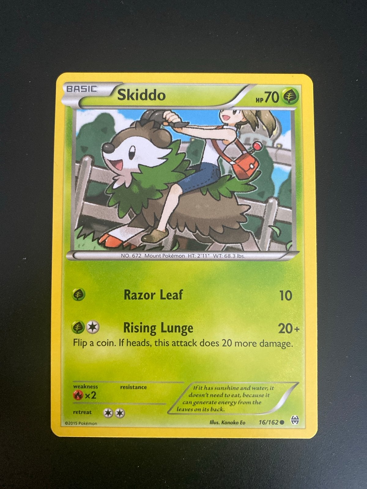 Skiddo 16/162 XY BreakThrough (2015) Packfresh Mint!, Ophalen of Verzenden, Zo goed als nieuw, Losse kaart