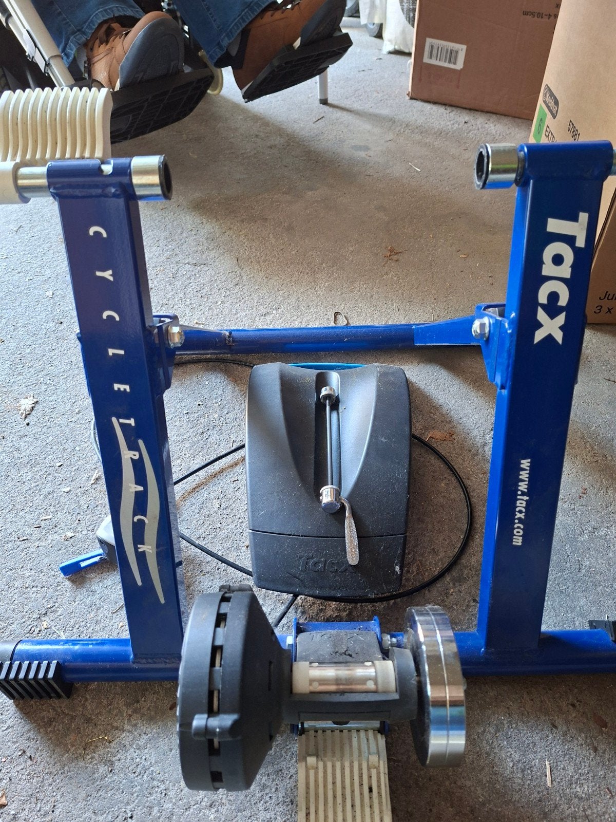 Tacx Cycletrack Fietstrainer - Zo goed als nieuw, Ophalen, Racefiets, Overige typen, Staal