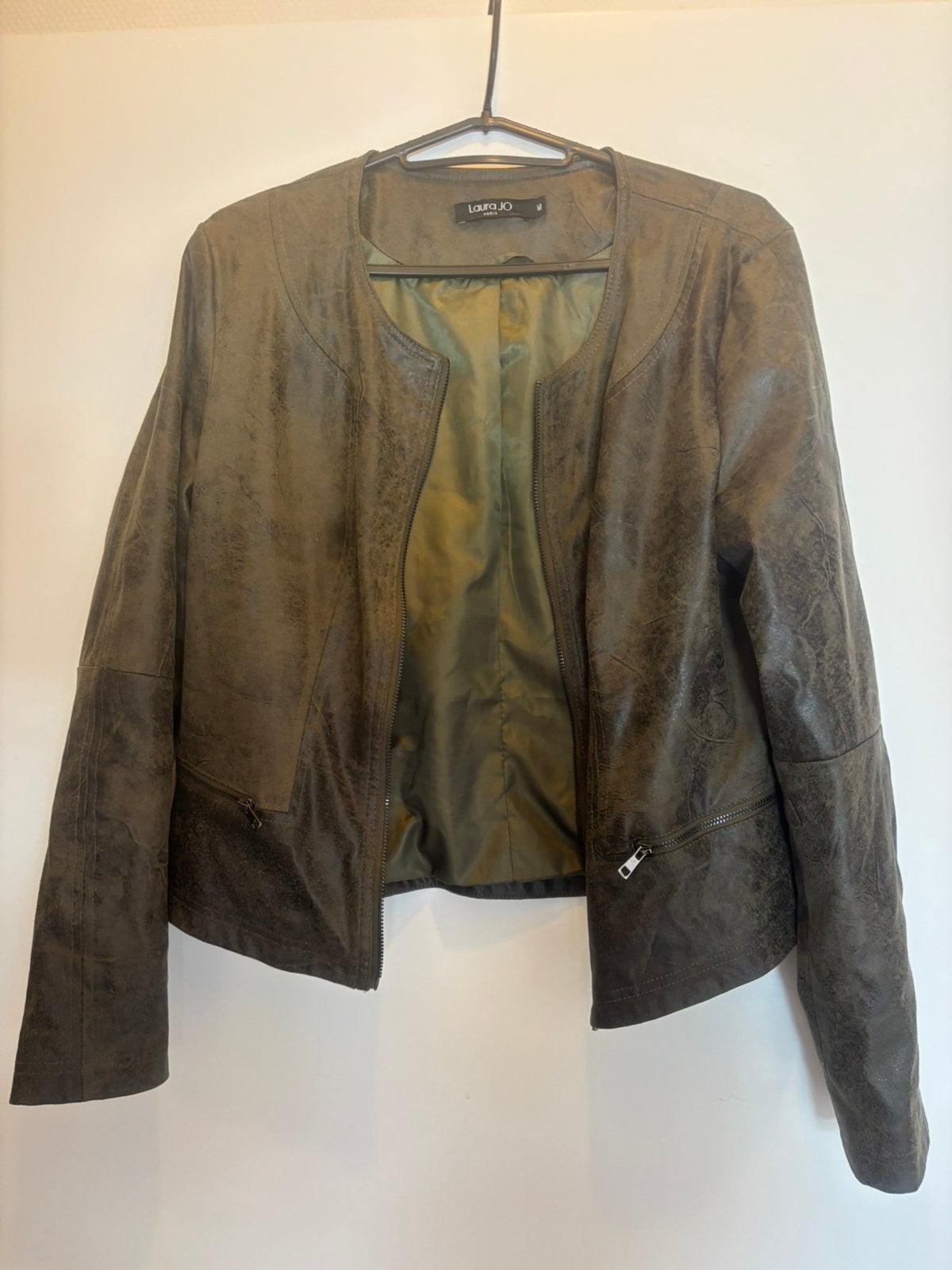 Suede jasje, Ophalen of Verzenden, Zo goed als nieuw, Groen