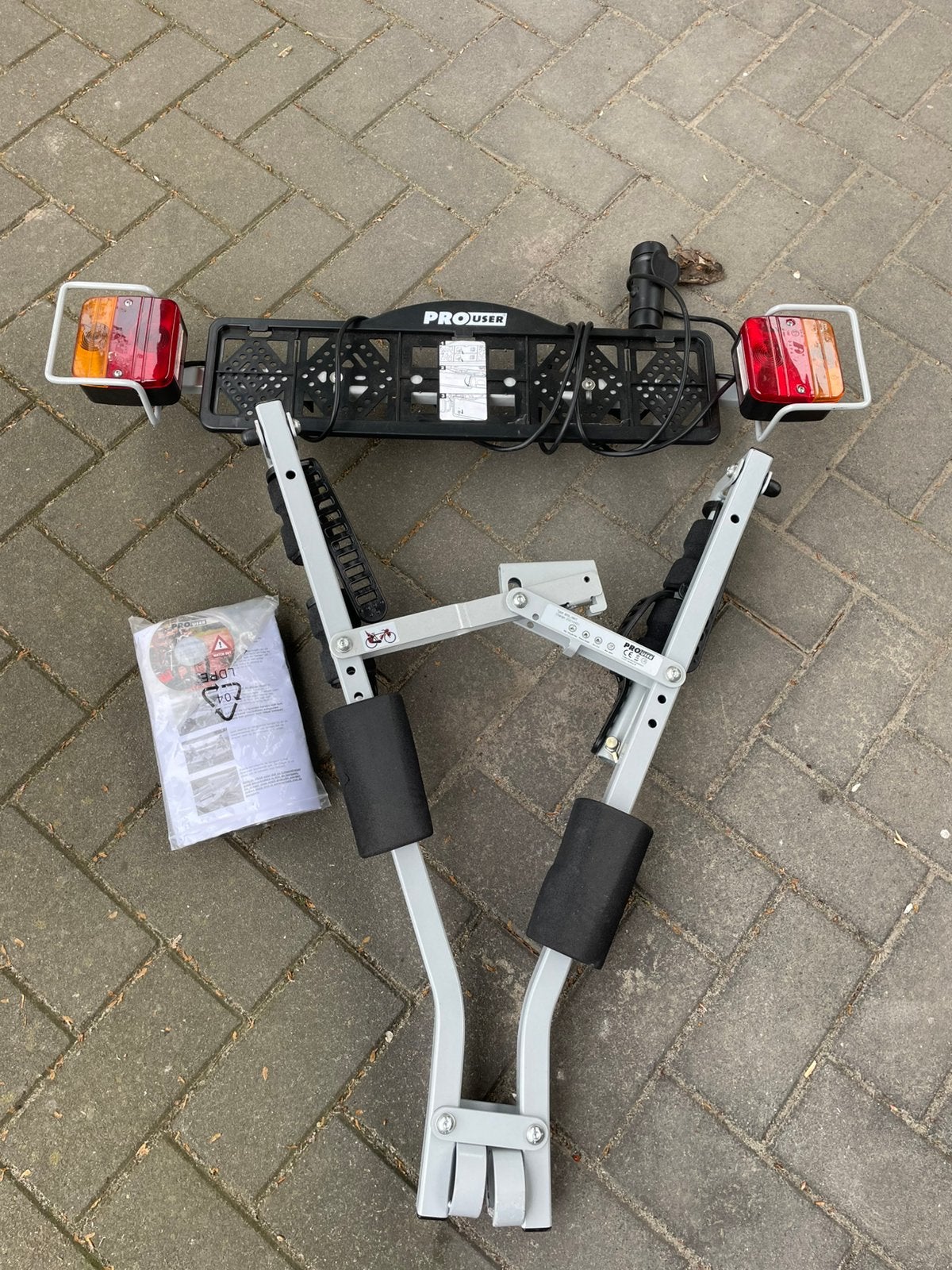 PRO user Briljant fietsendrager voor 2 fietse, Ophalen of Verzenden, Zo goed als nieuw, Trekhaakdrager